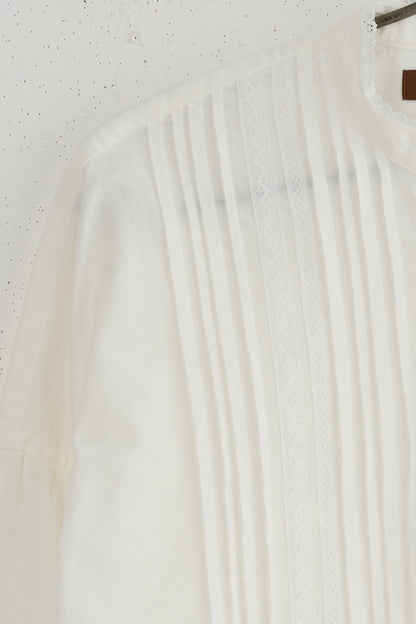 HEIRLOOM PINTUCK LACE BLOUSE