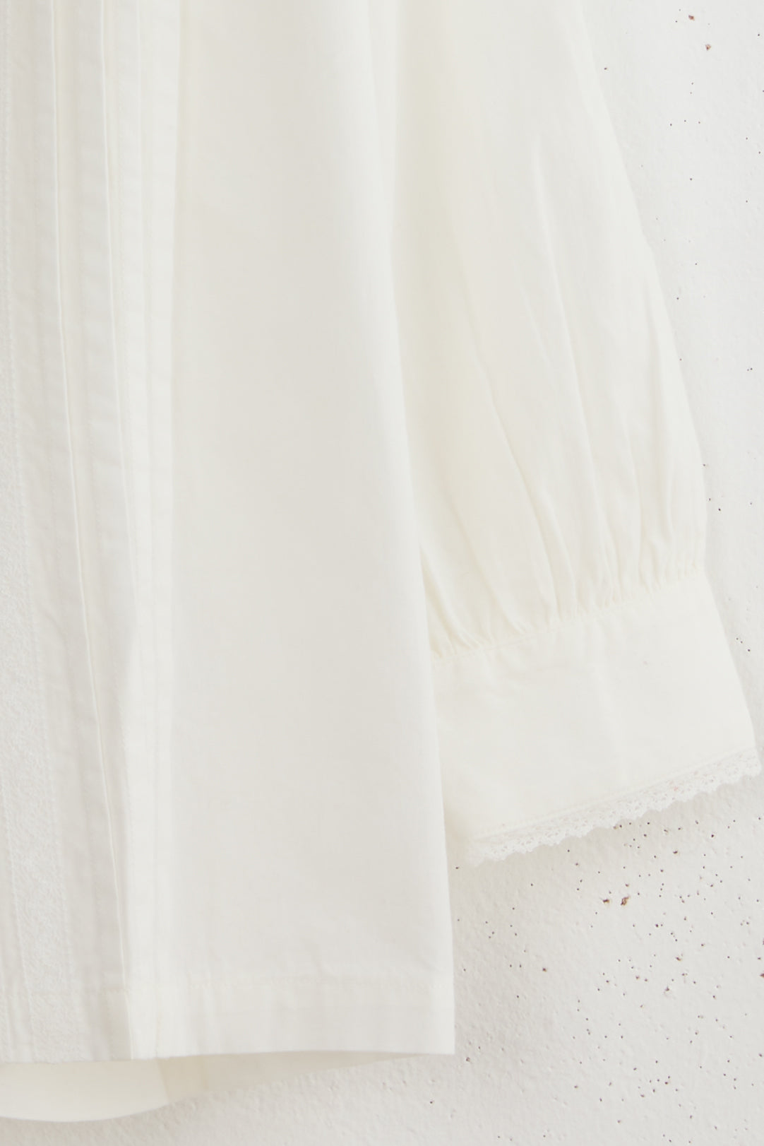 HEIRLOOM PINTUCK LACE BLOUSE