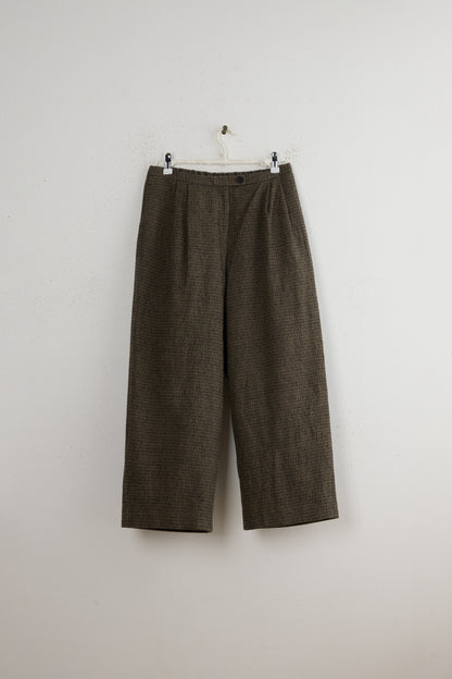 ATELIER TUCK TROUSERS C