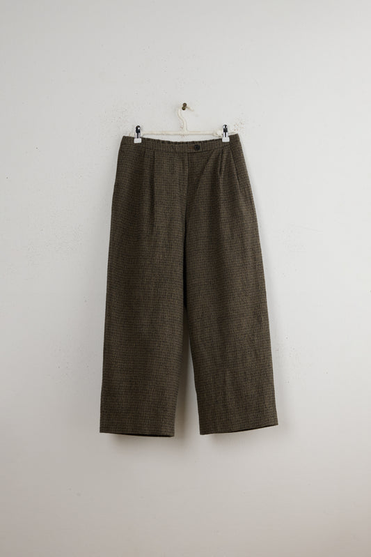 ATELIER TUCK TROUSERS C