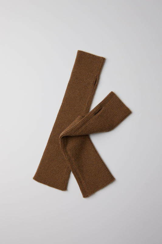 RIBBED HALF GLOVES