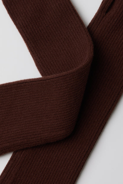 RIBBED HALF GLOVES