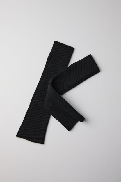 RIBBED HALF GLOVES