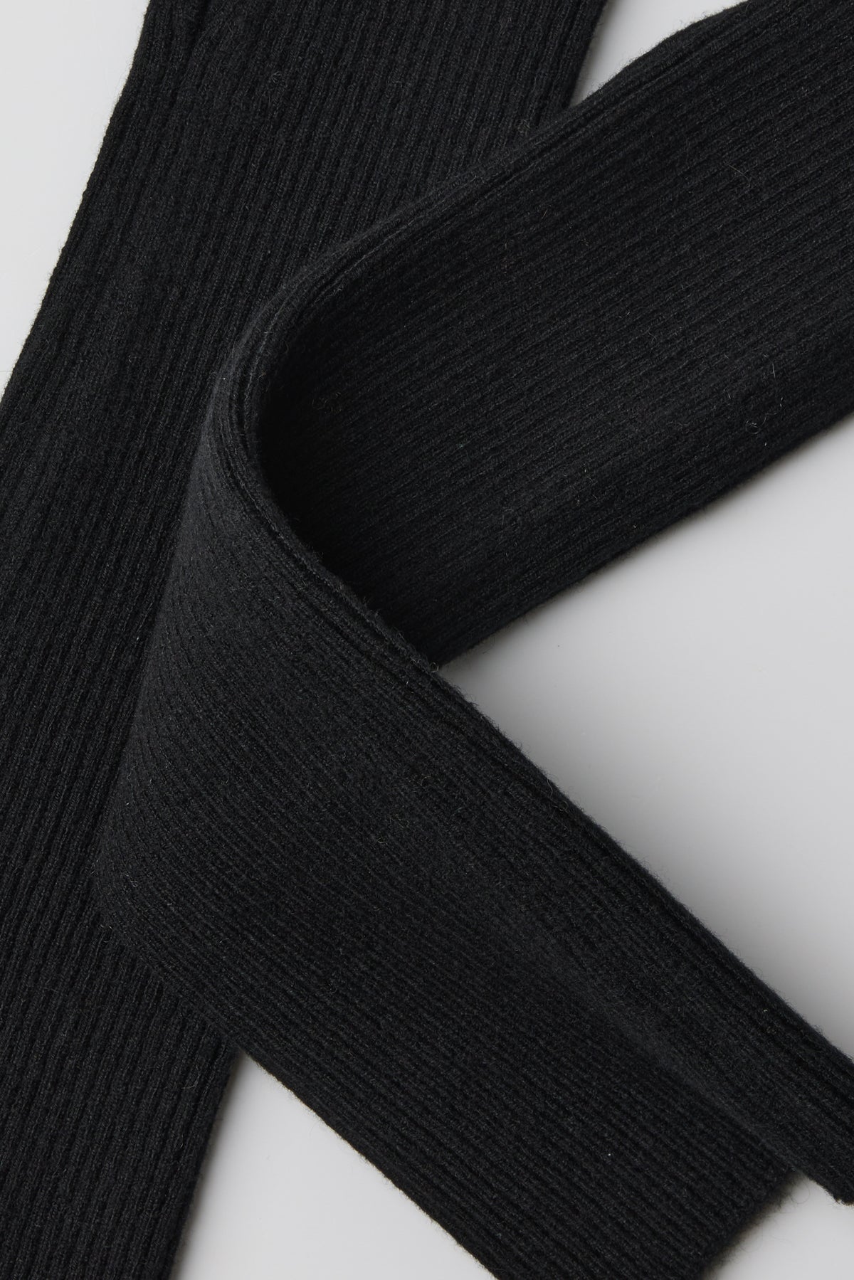 RIBBED HALF GLOVES