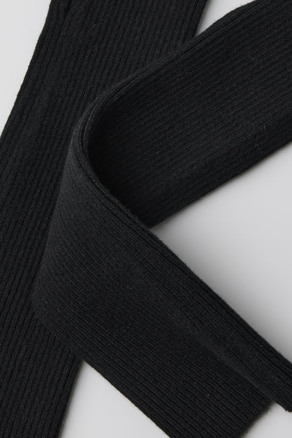 RIBBED HALF GLOVES