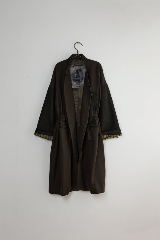 STAND COLLAR LONG COAT