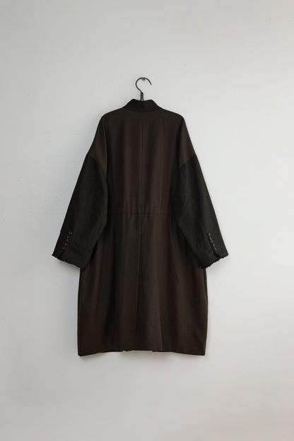 STAND COLLAR LONG COAT