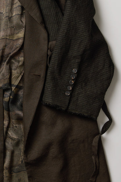 STAND COLLAR LONG COAT