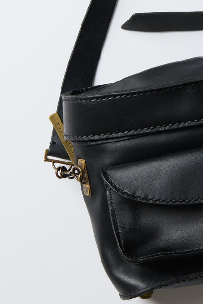 LEATHER MESSTIN BOX BAG