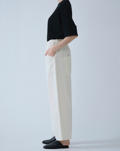 8OZ NATURAL DENIM EASY PANTS