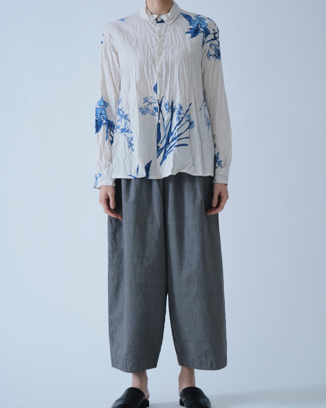 JAPONISM FLOWER PRINT BLOUSE
