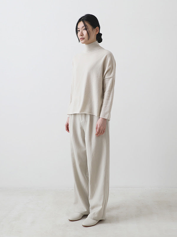 CASHMERE HIGH NECK PULLOVER