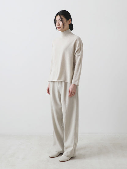 CASHMERE HIGH NECK PULLOVER