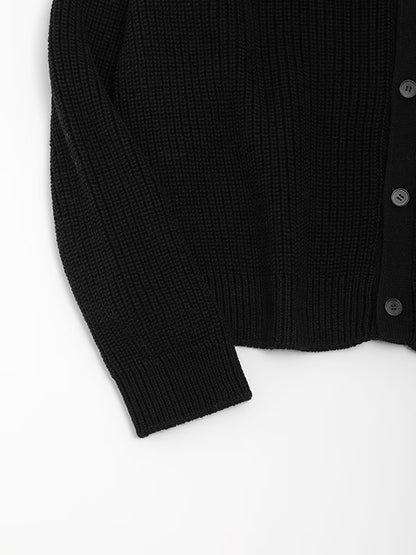 WOOL COTTON CARDIGAN