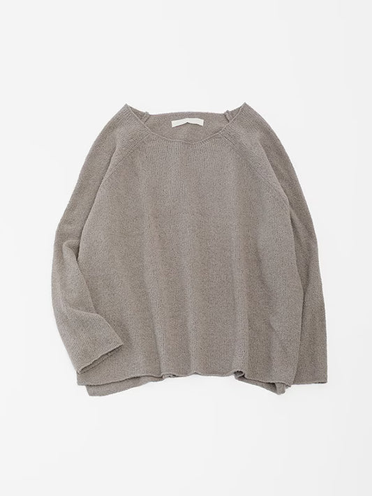 COTTON SILK RAGLAN PULLOVER