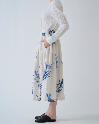 JAPONISM FLOWER PRINT SKIRT