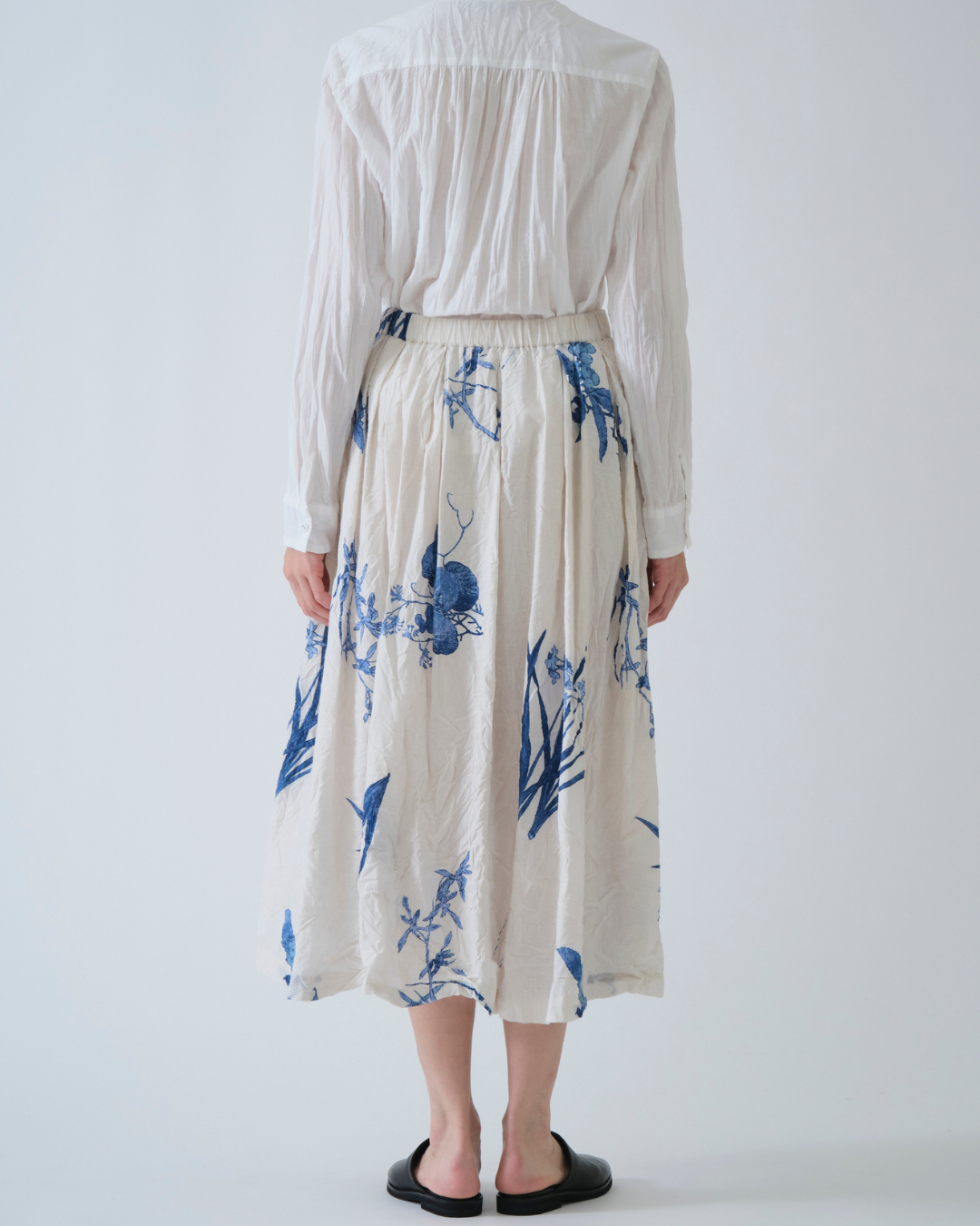 JAPONISM FLOWER PRINT SKIRT