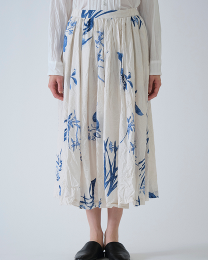 JAPONISM FLOWER PRINT SKIRT