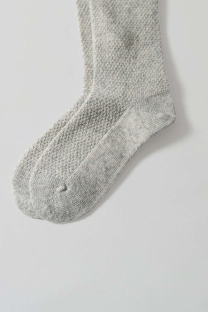 MOSS STITCH SOCKS