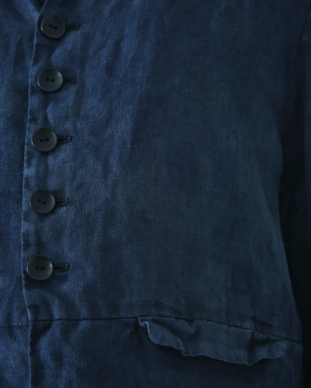 INDIGO CHARCOAL DYED LD JACKET