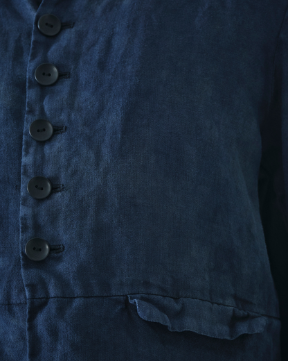 INDIGO CHARCOAL DYED LD JACKET