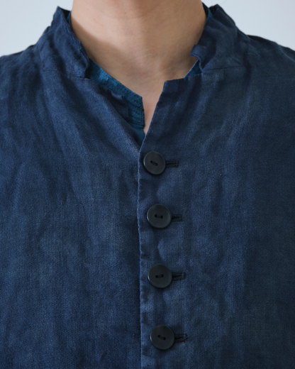 INDIGO CHARCOAL DYED LD JACKET