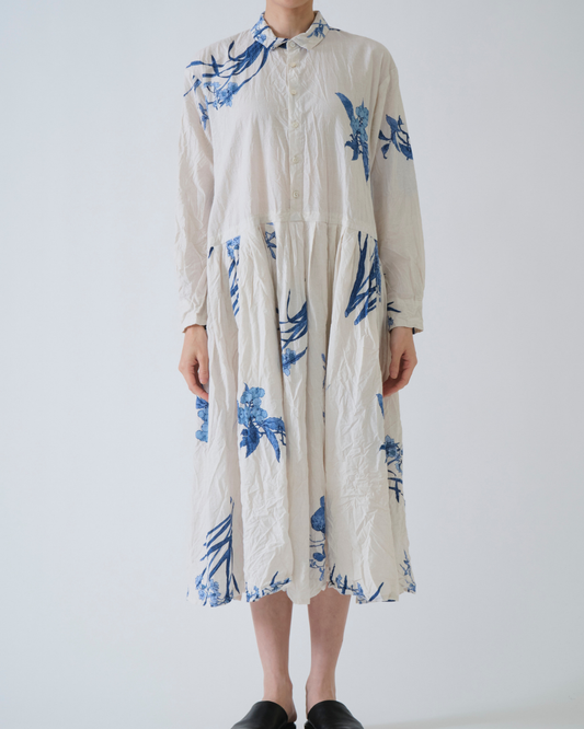 JAPONISM FLOWER PRINT DRESS