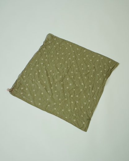 COTTON SINGLE GAUZE SHIBORI PRINT SCARF