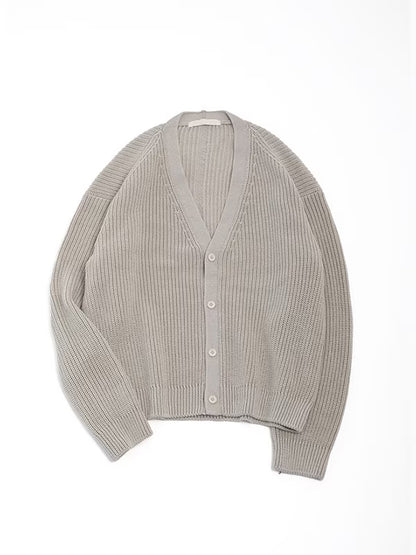 WOOL COTTON CARDIGAN