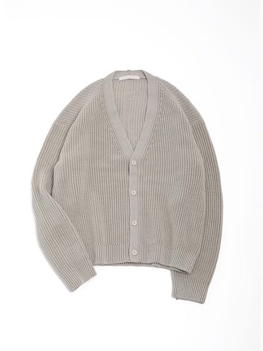 WOOL COTTON CARDIGAN