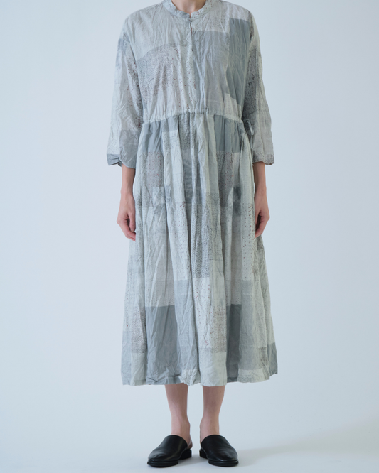 TSUGIHAGI PRINT DRESS