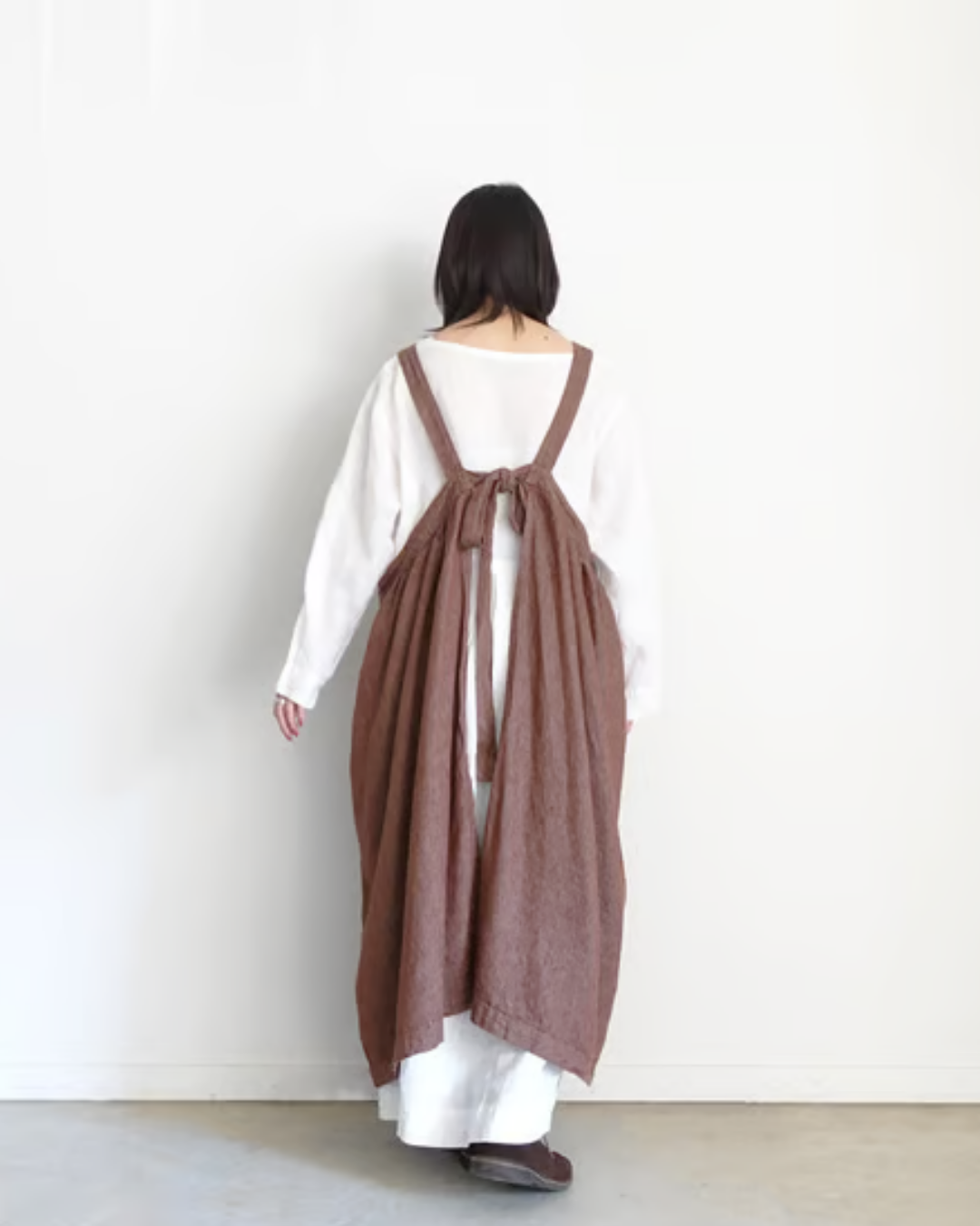 C/L DENIM APRON DRESS