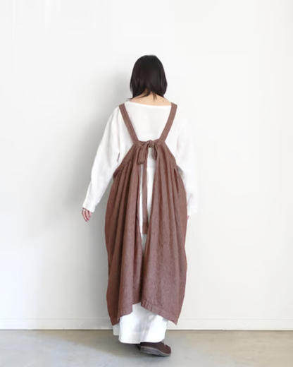 C/L DENIM APRON DRESS