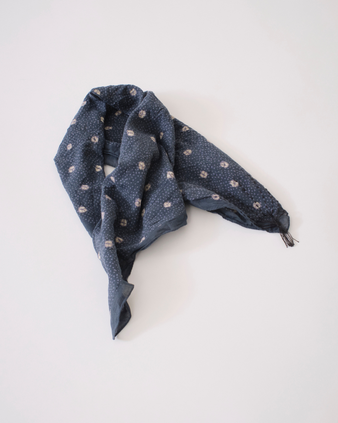 COTTON SG SHIBORI PRINT SCARF