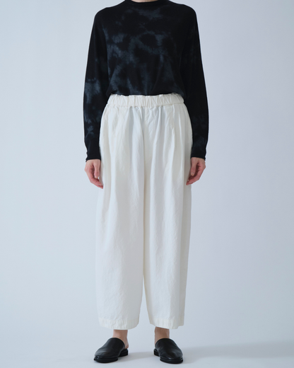 C/L HIGH DENSITY PW CROPPED PANTS