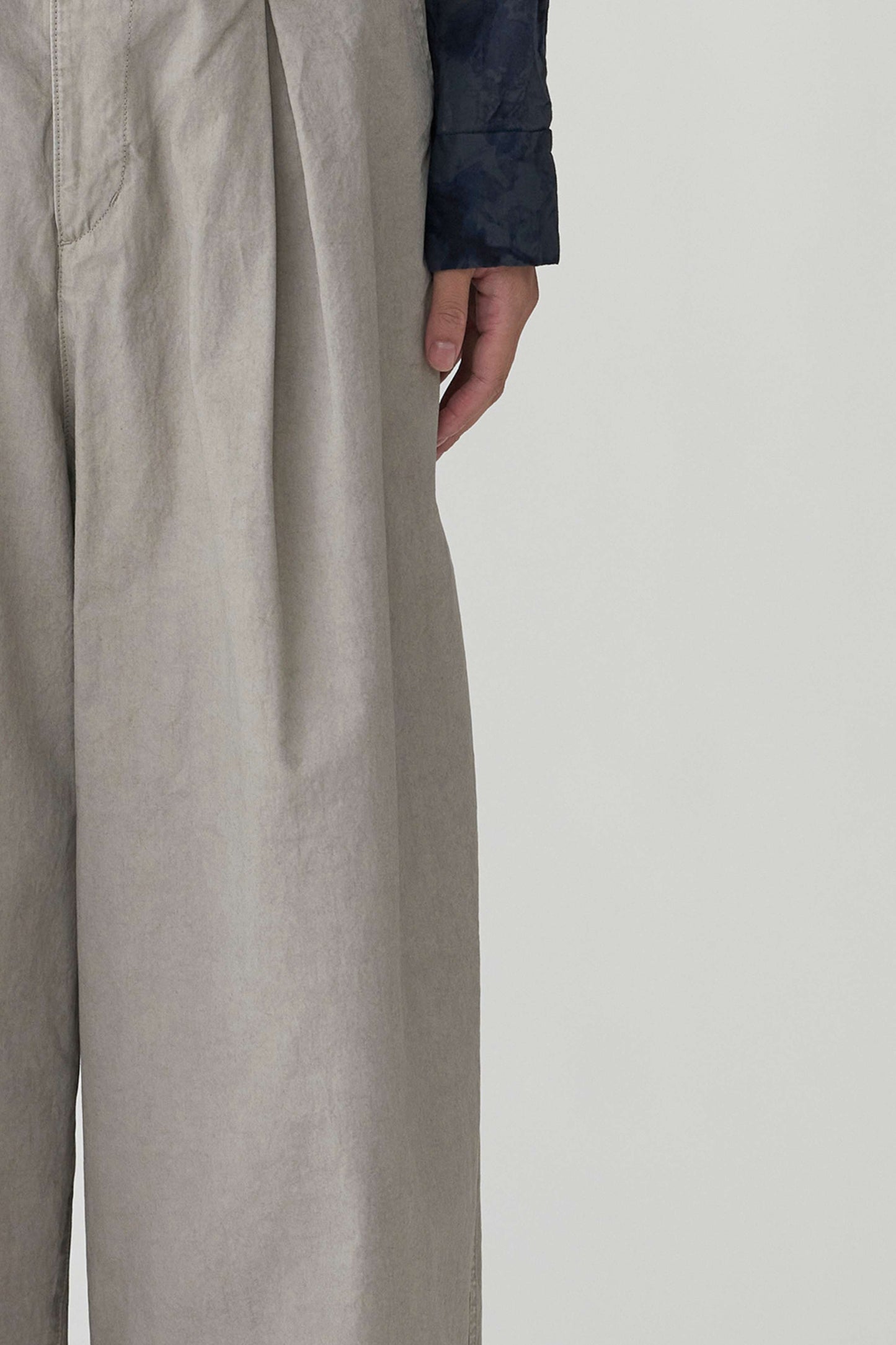 PLEATED WIDE  PANTS