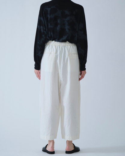 C/L HIGH DENSITY PW CROPPED PANTS