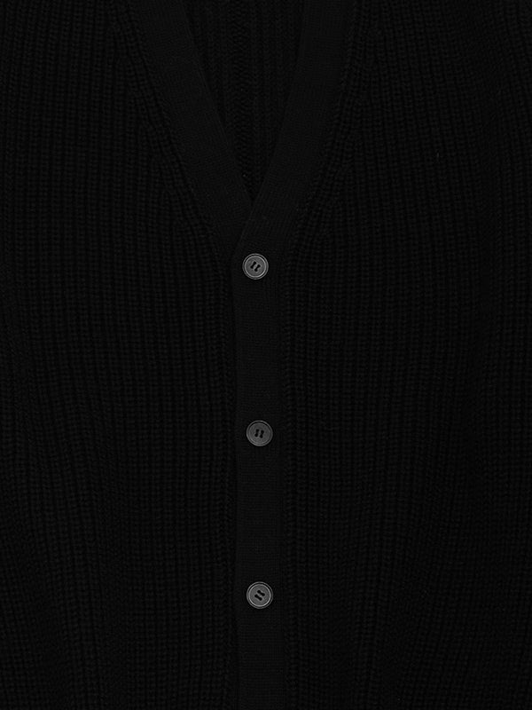 WOOL COTTON CARDIGAN