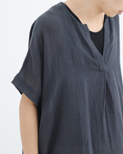 LINEN PONCHO