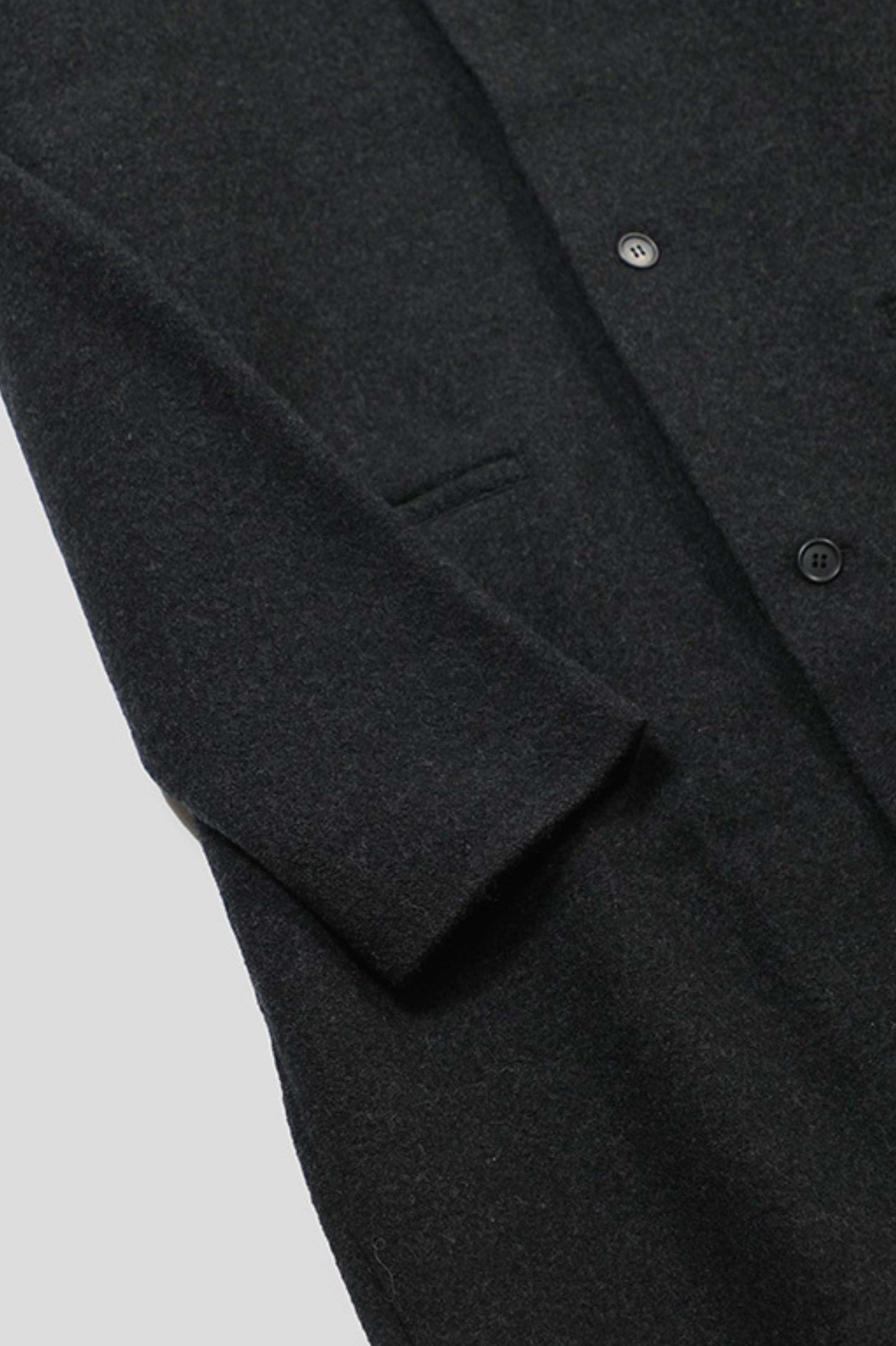 PRESS WOOL HOODED COAT