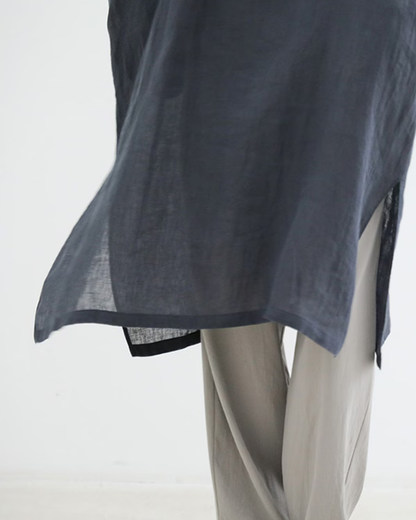 LINEN PONCHO
