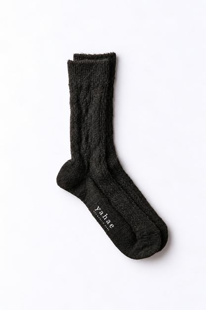 ALPACA CABLE PATTERN SOCKS