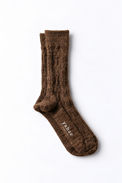 ALPACA CABLE PATTERN SOCKS
