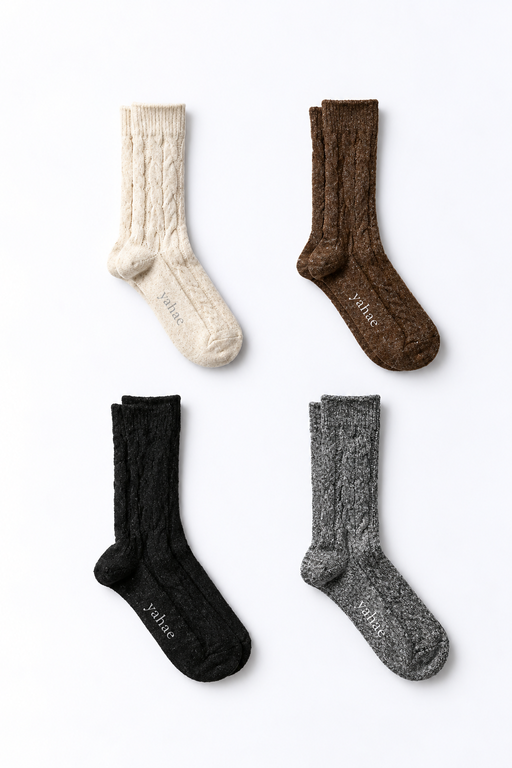 ALPACA CABLE PATTERN SOCKS