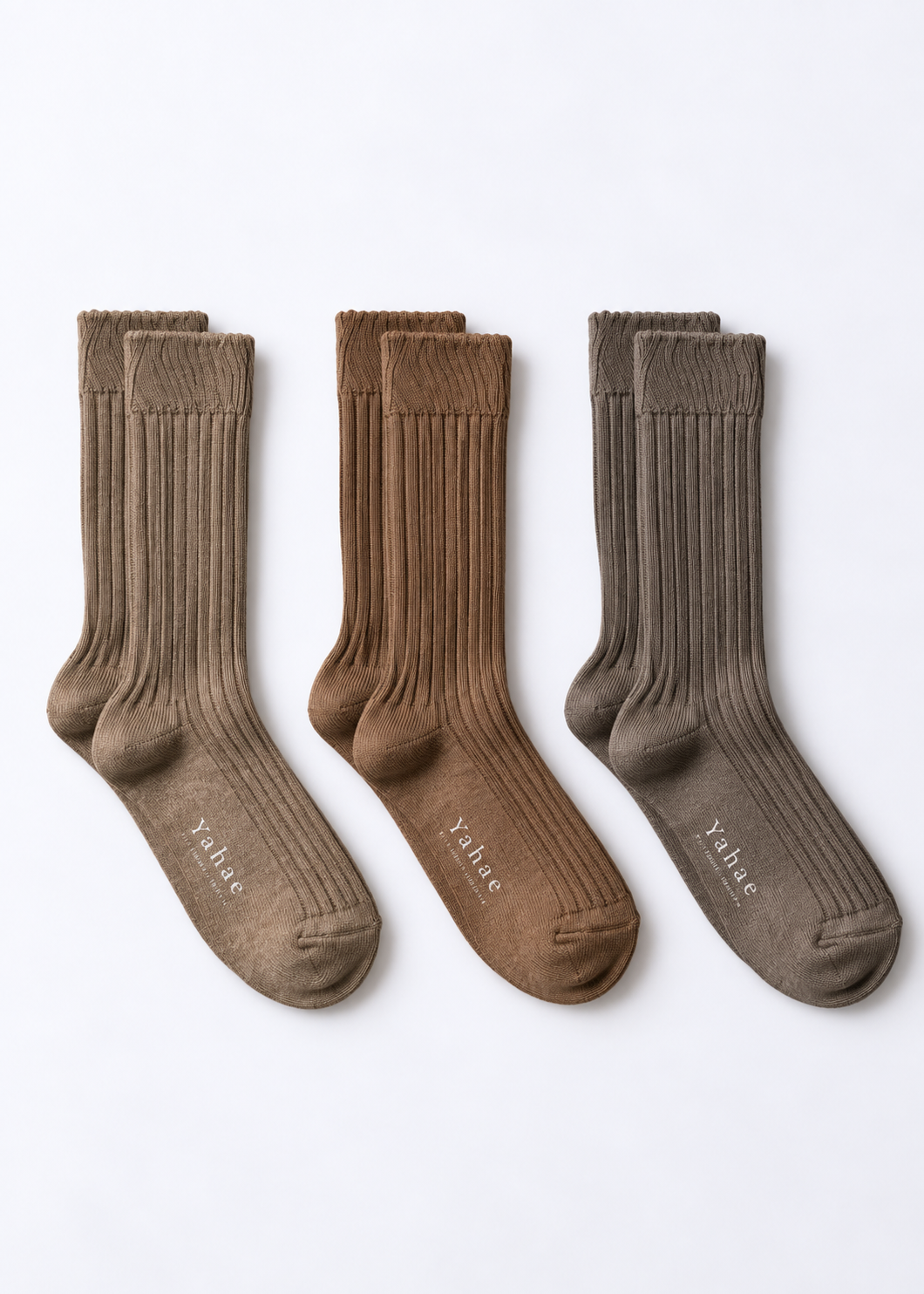 ORGANIC COTTON YAK RIBBED SOCKS