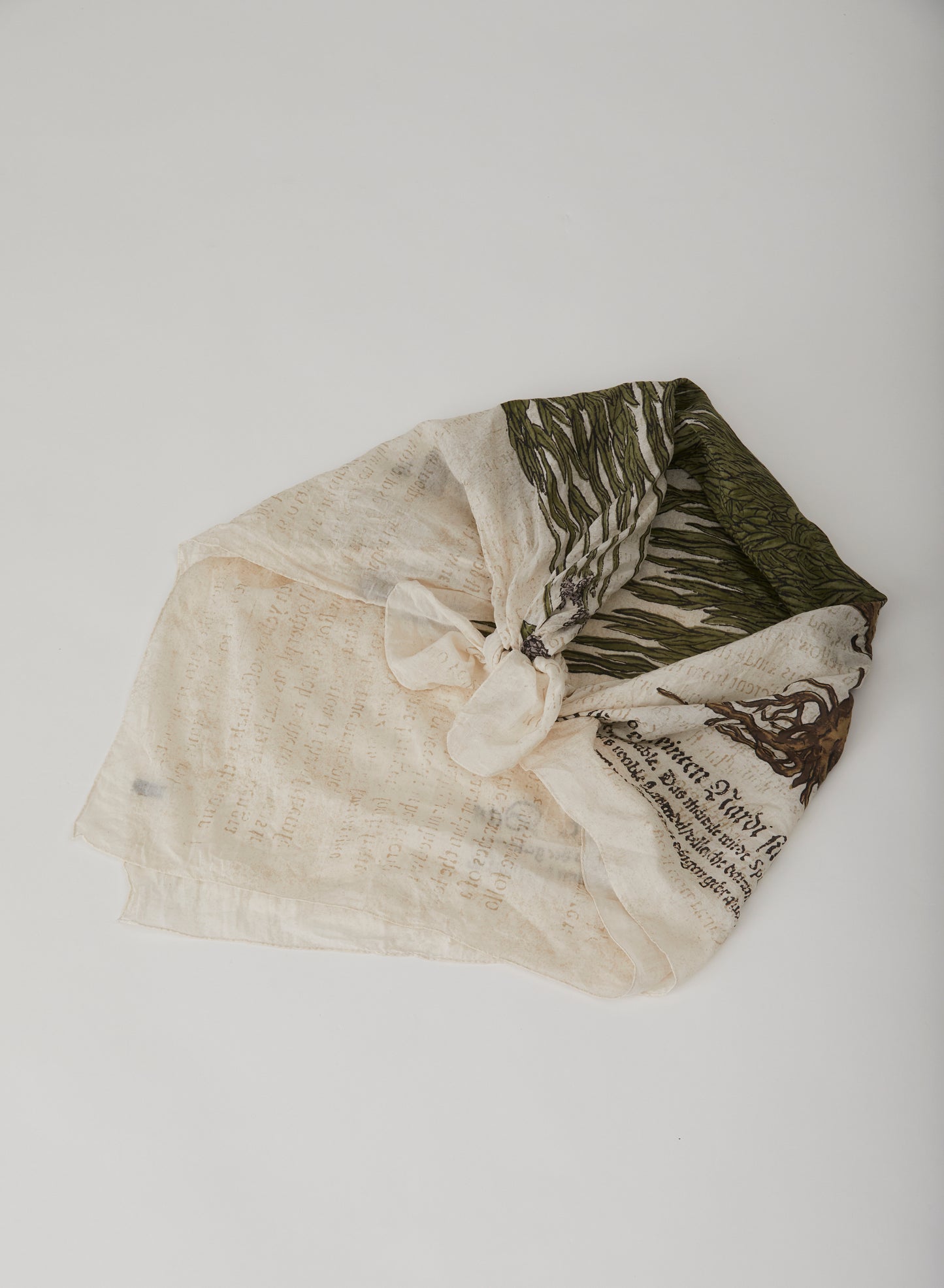 C/Si Lavender Print Scarf