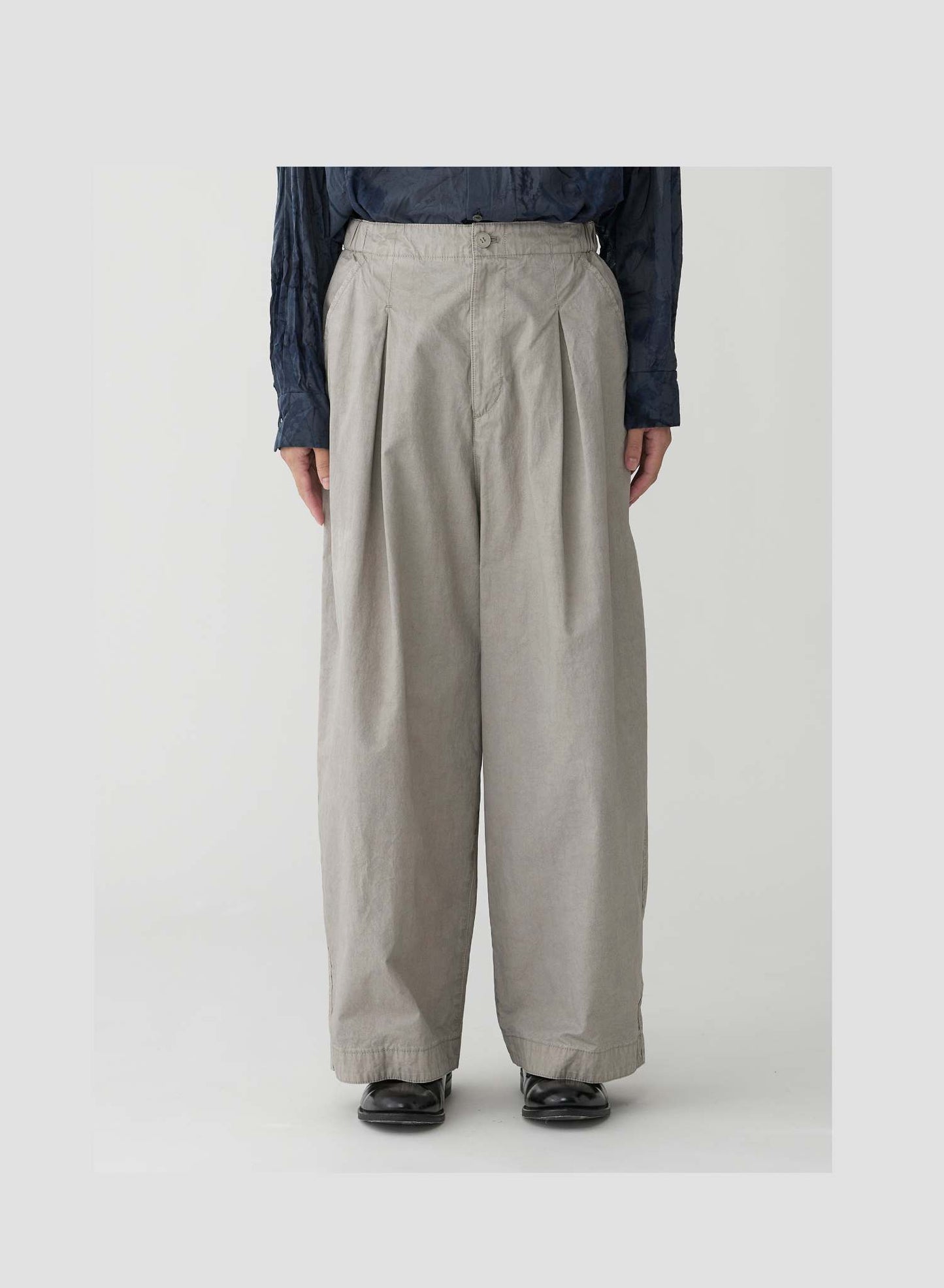 PLEATED WIDE  PANTS