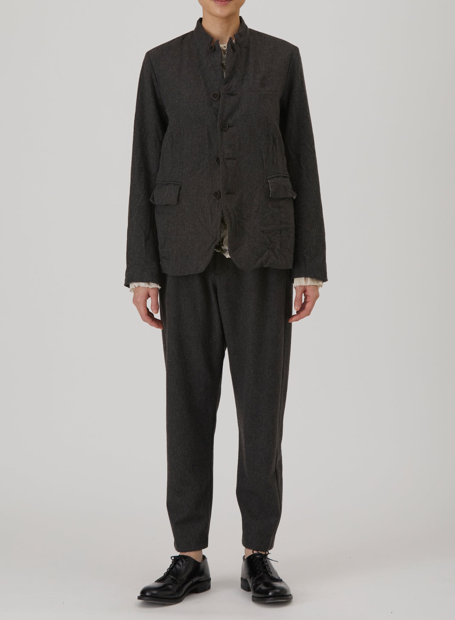 ECO W TWEED TAILORED JACKET